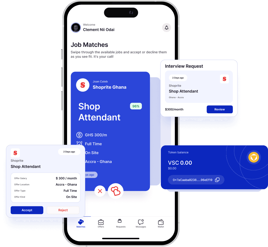 Blue-collar workers with seamless job opportunities image