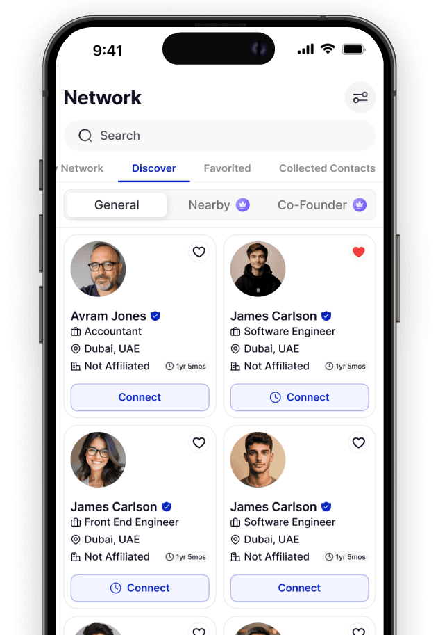Connect with professionals and creators on the go